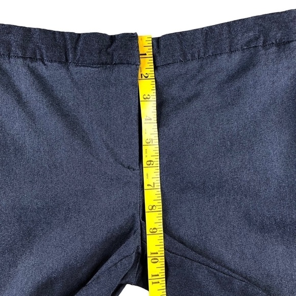 Mario Serrani Blue Stretch Bermuda Walking Shorts, Golf, High Rise - Picture 6 of 7